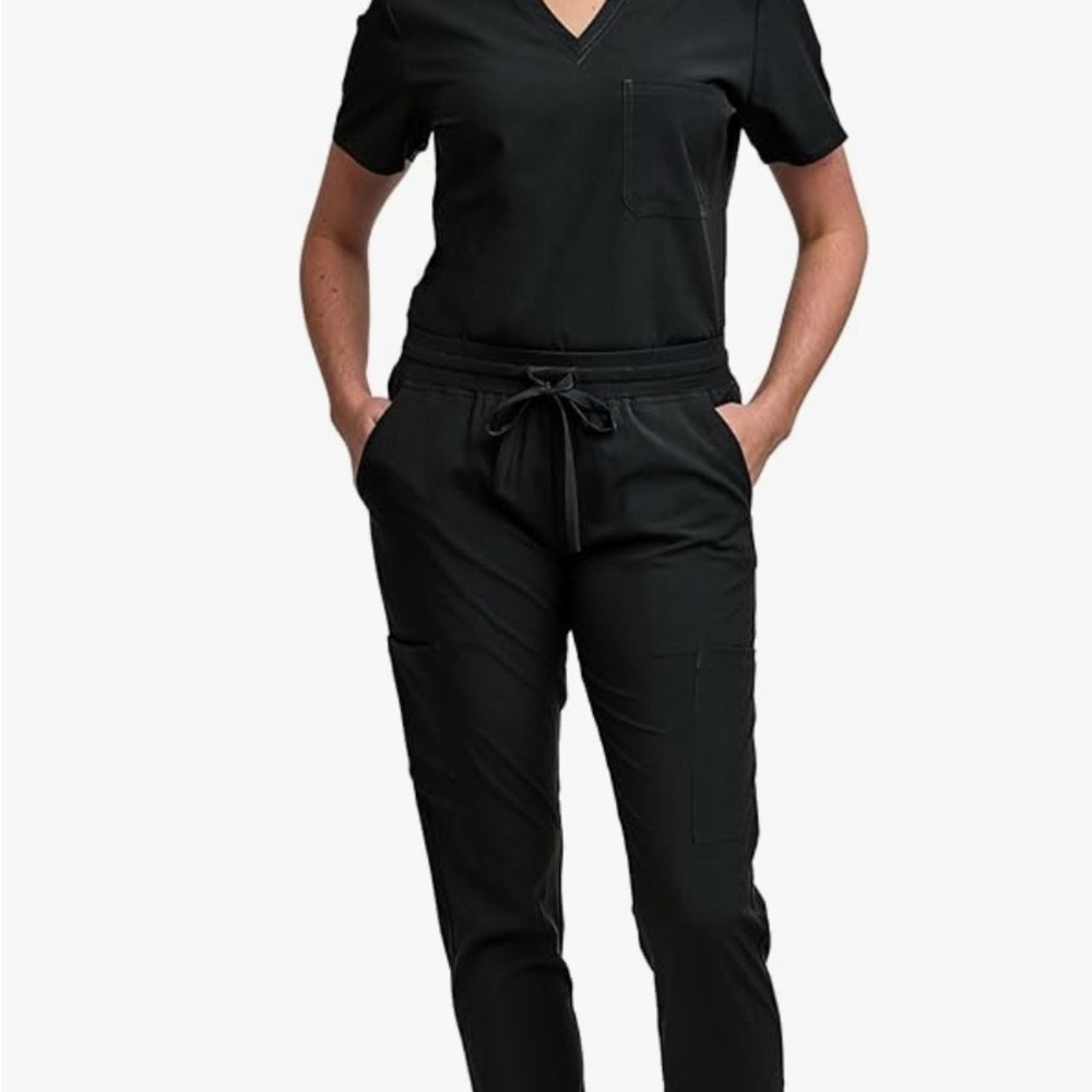 Black Scrub Set - Picture 2 of 5